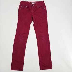 Total Girl Red Slim Jeans Size 8